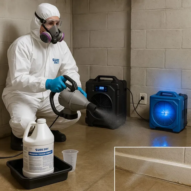 Sanitization and Odor Removal process in Spooner, WI