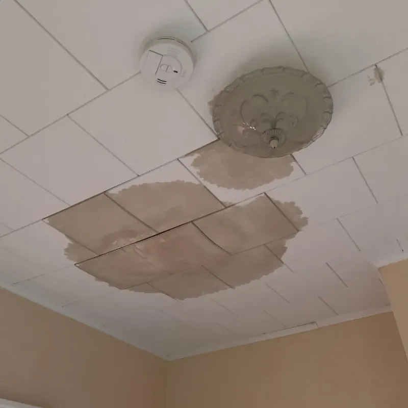 Ceiling Water Damage Repair in Spooner, WI